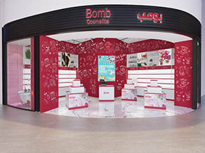 Bomb Costmetics Retail Mall Kiosk fit out