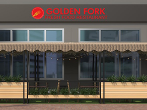 Golden Fork Restaurant fit out by Design Desk Interiors